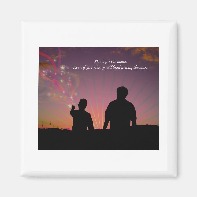 Shoot For The Moon Magnet (Front)