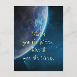Shoot for the Moon Postcard