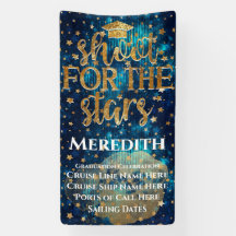 Shoot for the Stars Graduation Cruise Door