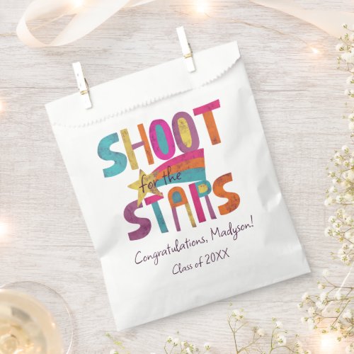 Shoot for the Stars Graduation Party Favor Bag