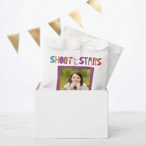 Shoot for the Stars Graduation Party Photo Favor Bag