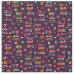 Shoot For the Stars Positive Message Fabric