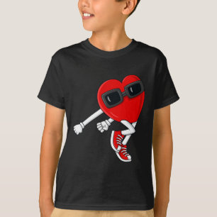 Shoot Heart Dance Valentines Day Boys Girls Kids T-Shirt