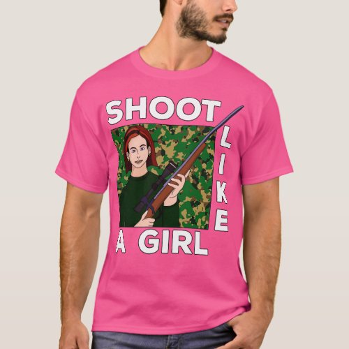 Shoot Like a Girl T_Shirt