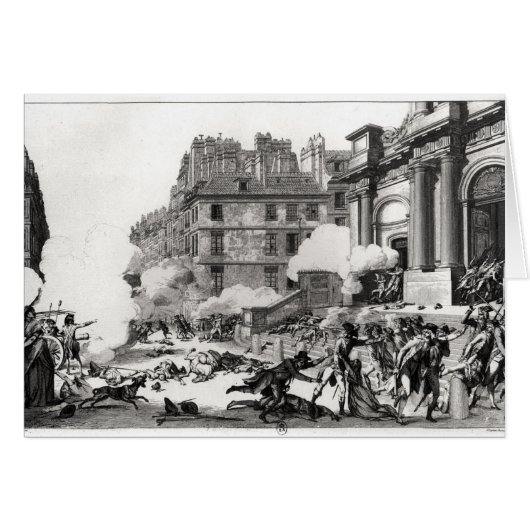 Shoot-out before St. Roch church in Paris (Front Horizontal)