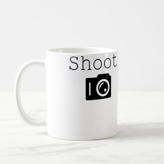 Shoot. Photographyphotographer 	 With Camera Coffee Mug (Left)