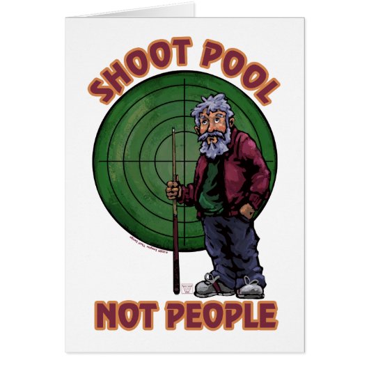 Shoot pool Not People Cards (Front)