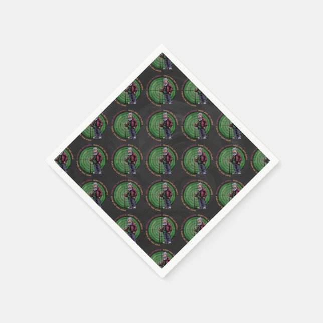 Shoot pool Not People Paper Napkins (Corner)