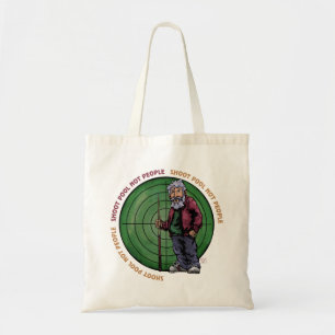 Shoot pool Not People Tote Bag