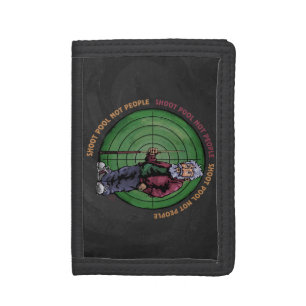 Shoot Pool Not People Tri-fold Wallet