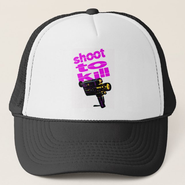 Shoot to kill trucker hat (Front)