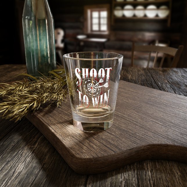 Shoot to Win - Dart Legend Shot Glass (Creator Uploaded)