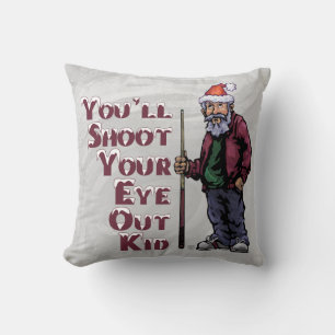 Shoot Your Eye Out Throw Pillow