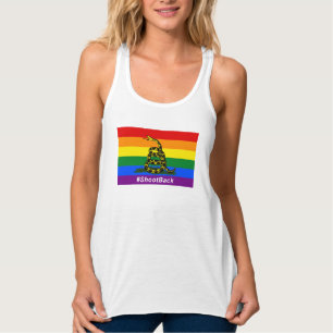 #ShootBack Racerback Tank Top