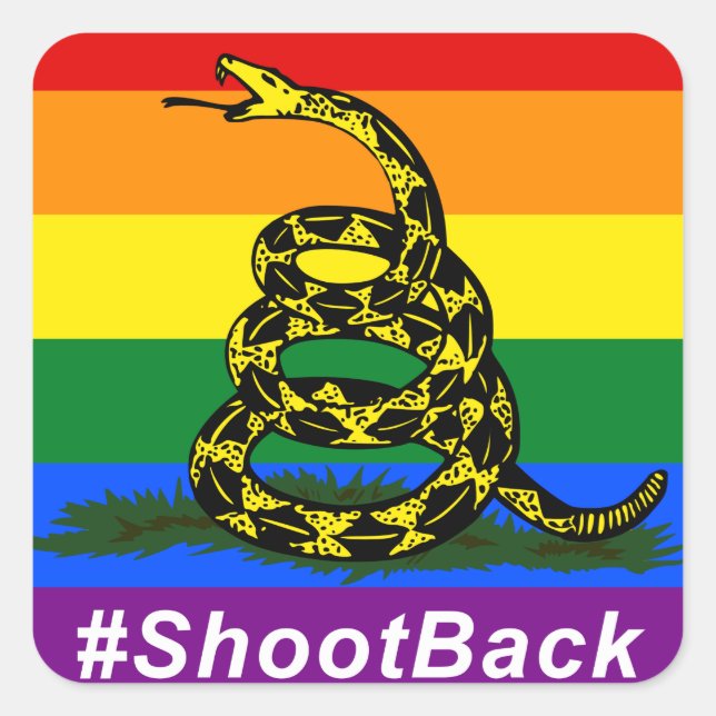 #ShootBack Sticker (Front)