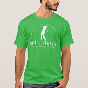 Shooter McGavins Gold Jacket Golf School Since 199 T-Shirt
