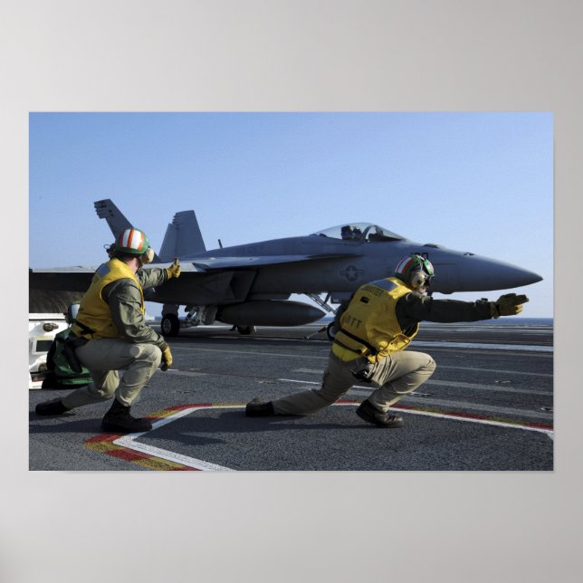 Shooters aboard the USS George HW Bush Poster (Front)