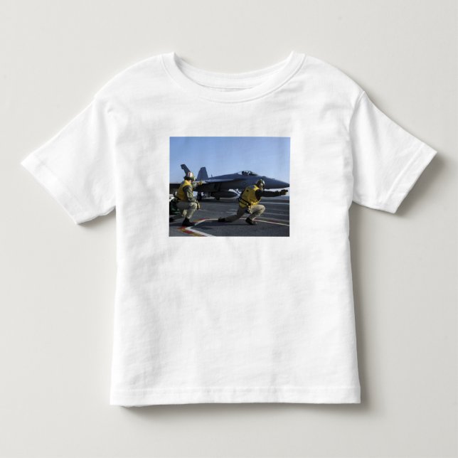 Shooters aboard the USS George HW Bush Toddler T-shirt (Front)