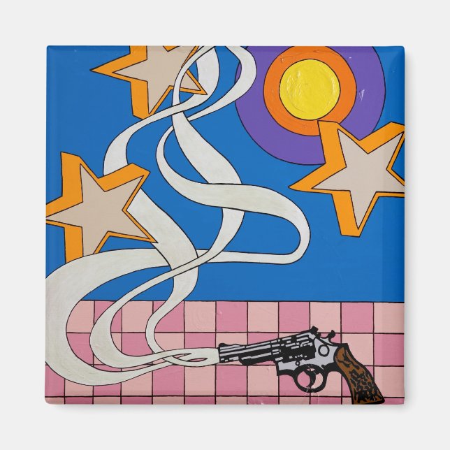 "Shootin' Starz" Magnet (Front)