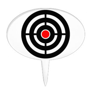 Shooting Archery Target Cake Topper