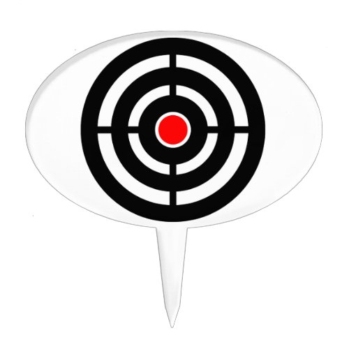 Shooting Archery Target Cake Topper