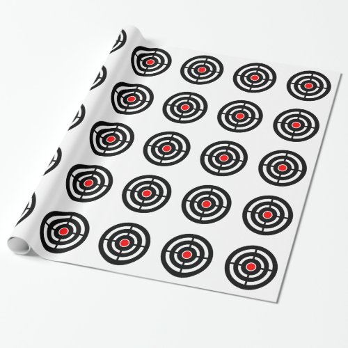 Shooting Archery Target Wrapping Paper