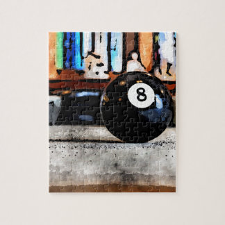 Shooting For The Eight Ball Jigsaw Puzzle