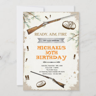 Shooting party Invitation