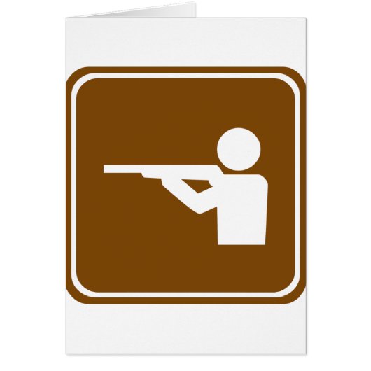 Shooting Range Highway Sign Cards (Front)