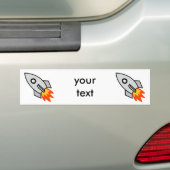 Shooting rocket Gifts Bumper Sticker (On Car)