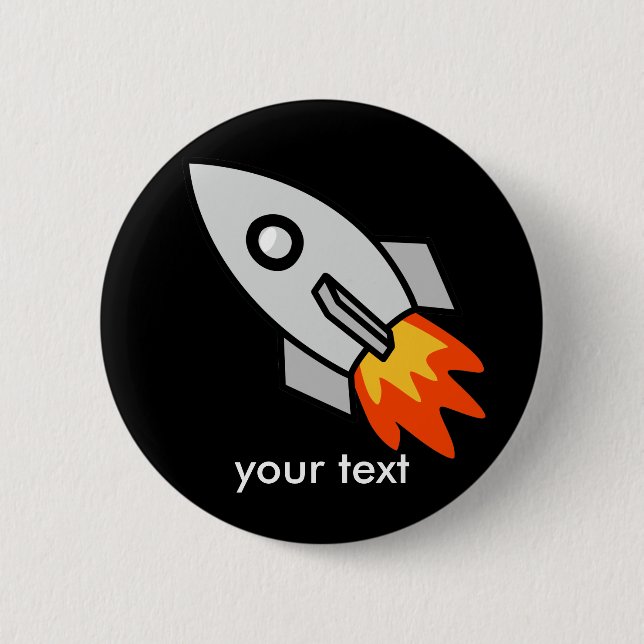 Shooting rocket Gifts Pinback Button (Front)