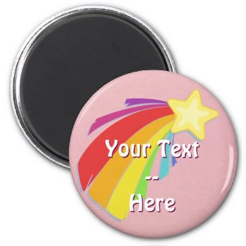 Shooting Star Magnet by Customizables at Zazzle