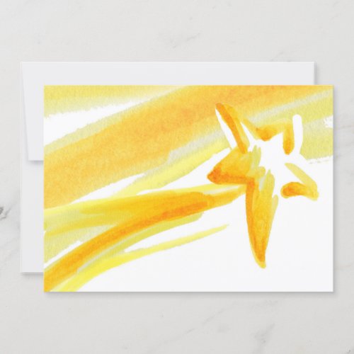 Shooting Star Open Greeting Card