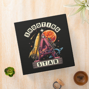 Shooting Star Space 3 Ring Binder