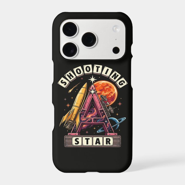 Shooting Star Space Iphone Case (Back)