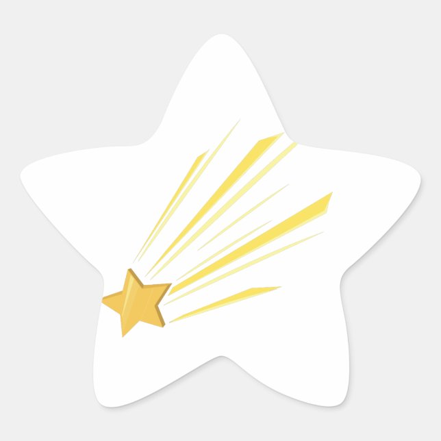 Shooting Star Star Sticker (Front)