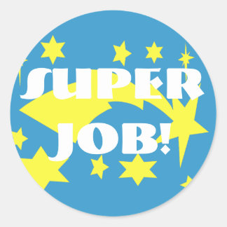 Super Job Stickers | Zazzle