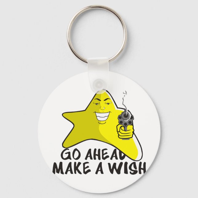 SHOOTING STAR T SHIRT KEYCHAIN (Front)