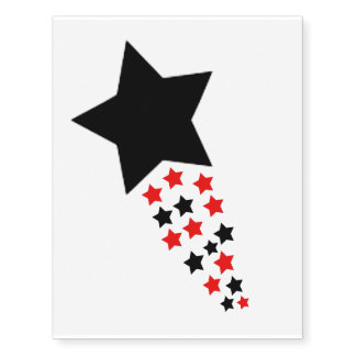 Shooting star temporary tattoos