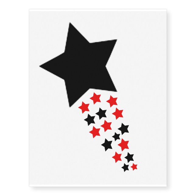 Shooting star temporary tattoos (Front)