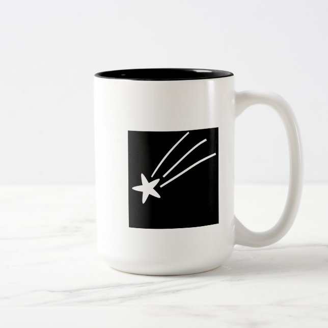 Shooting star Two-Tone coffee mug (Right)