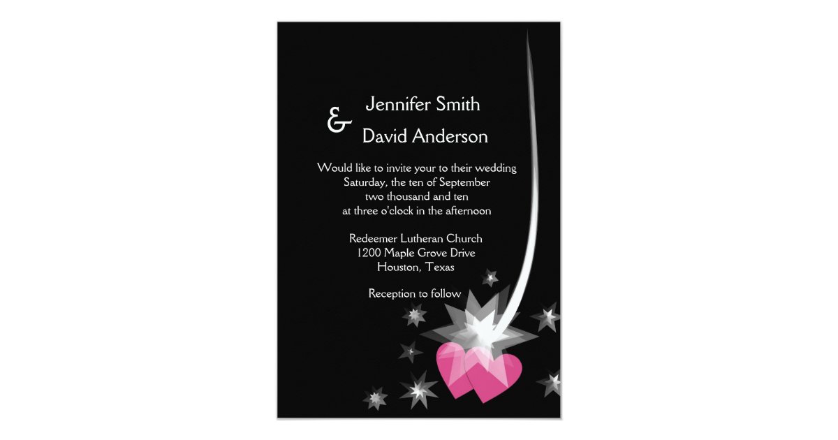 Shooting Star Wedding Invitations 7