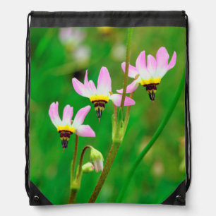 Shooting Star Wildflowers in Mission Trails Park Drawstring Bag