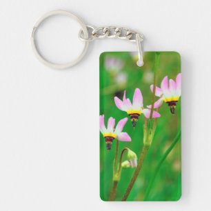 Shooting Star Wildflowers in Mission Trails Park Keychain