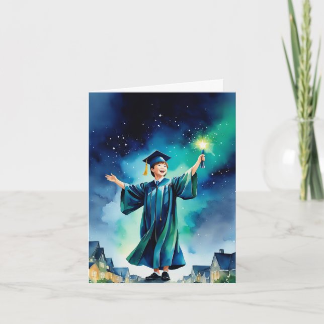 Shooting Stars - A Middle School Milestone Card (Front)