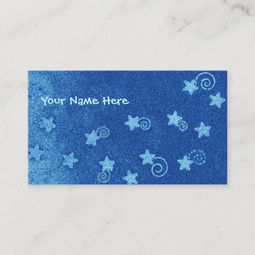 Shooting Stars Business Card Template