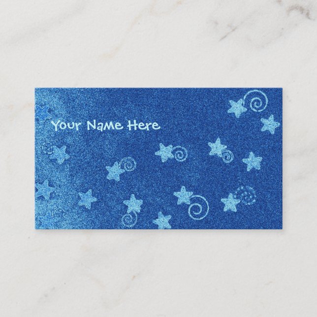 Shooting Stars Business Card (Front)