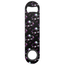 Shooting Stars & Comets Black Speed Bottle Opener