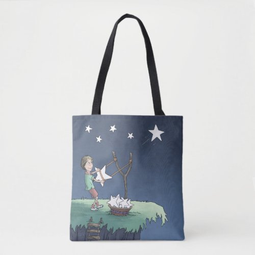    Shooting Stars _ Creating Wishes Tote Bag