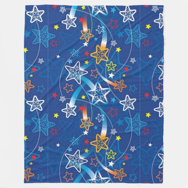 Shooting Stars Fleece Blanket (Front)